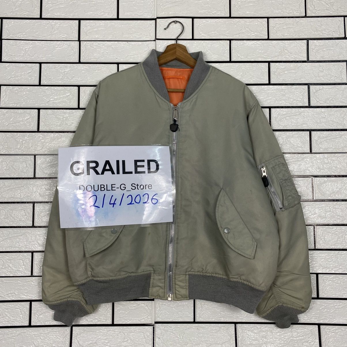 Japanese Brand 📌Vintage Ma-1 Bomber Jacket Military Unbranded Issey Miyake Size US L / EU 52-54 / 3 - 1 Thumbnail