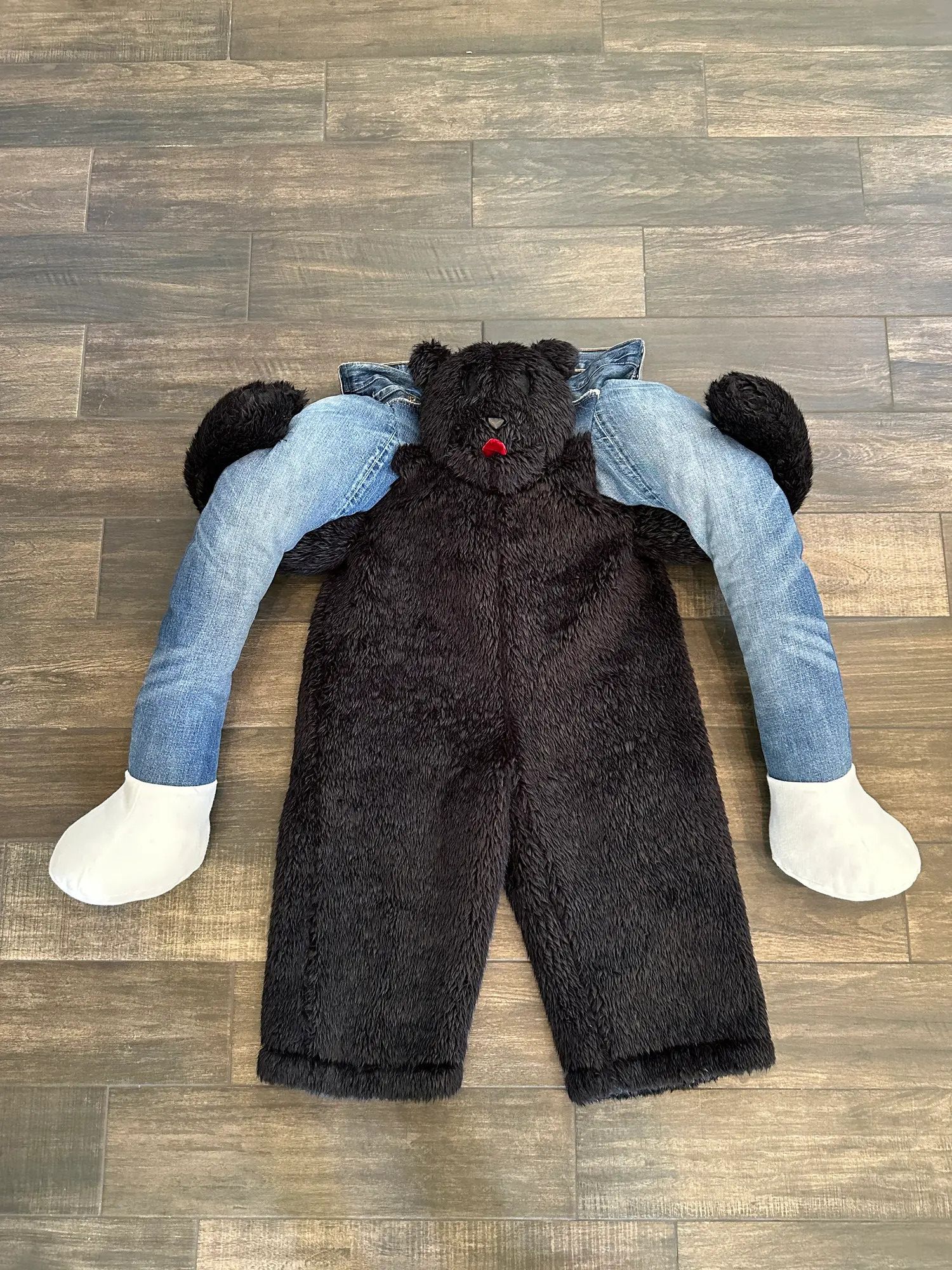 image of Doublet Runway 'the Bear Carrying On You' One Size 4 Of 8 in Black, Men's