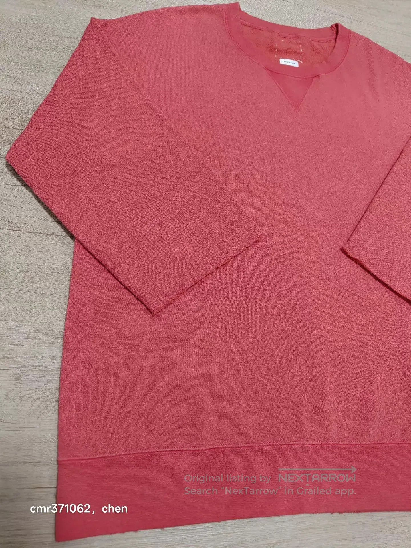 Visvim Pink Long Sleeve Crew Neck Shirt. Size US L / EU 52-54 / 3 - 5 Thumbnail