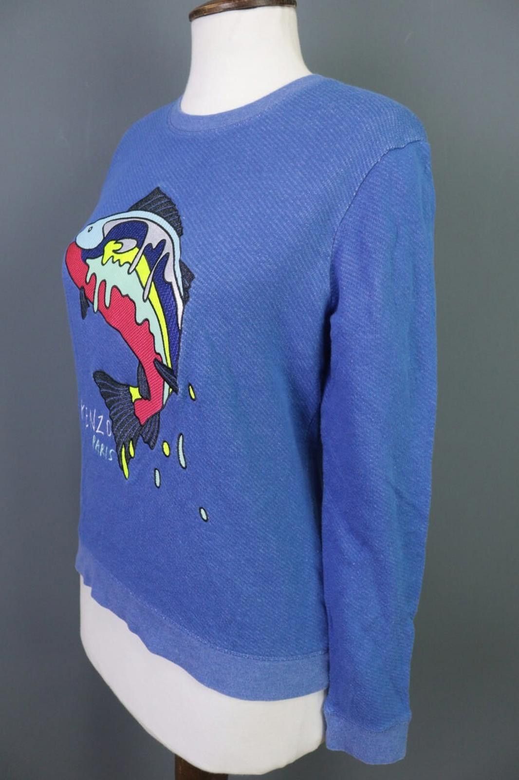 Kenzo Kenzo Paris Blue Animals Printed Sweater Sweatshirt Size L Size L / US 10 / IT 46 - 5 Thumbnail