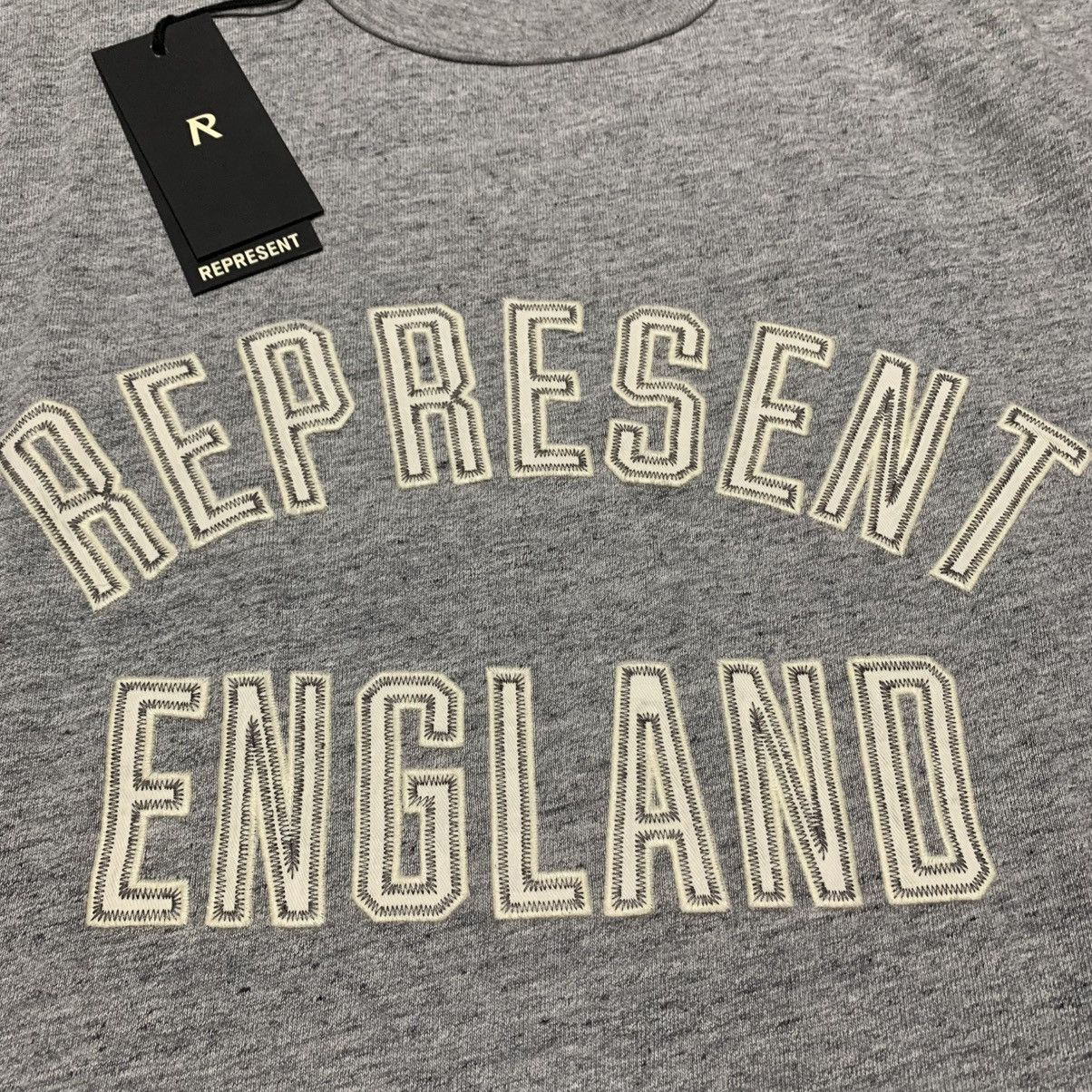 Represent Clo. Represent Small England Applique Grey Marl Tee Size US S / EU 44-46 / 1 - 2 Thumbnail