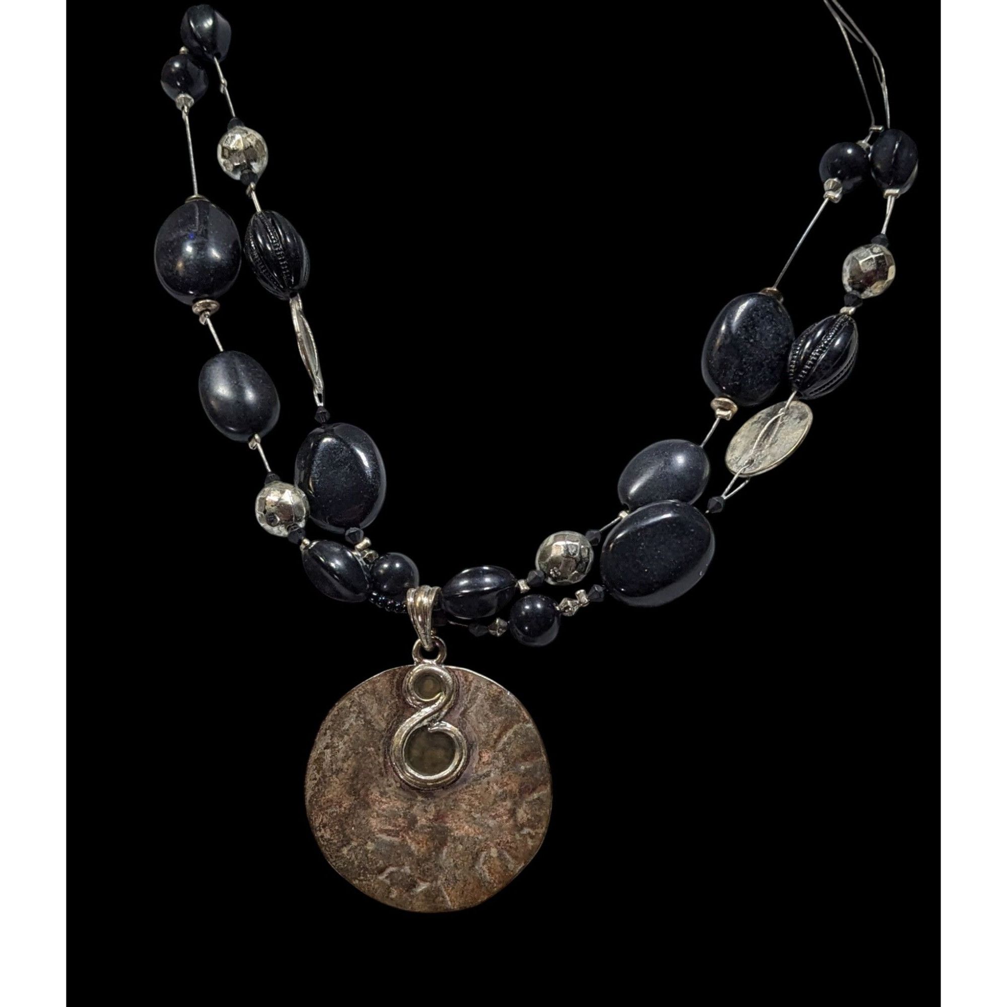 Other Bohemian Beaded Medallion Pendant Necklace Size ONE SIZE - 2 Thumbnail