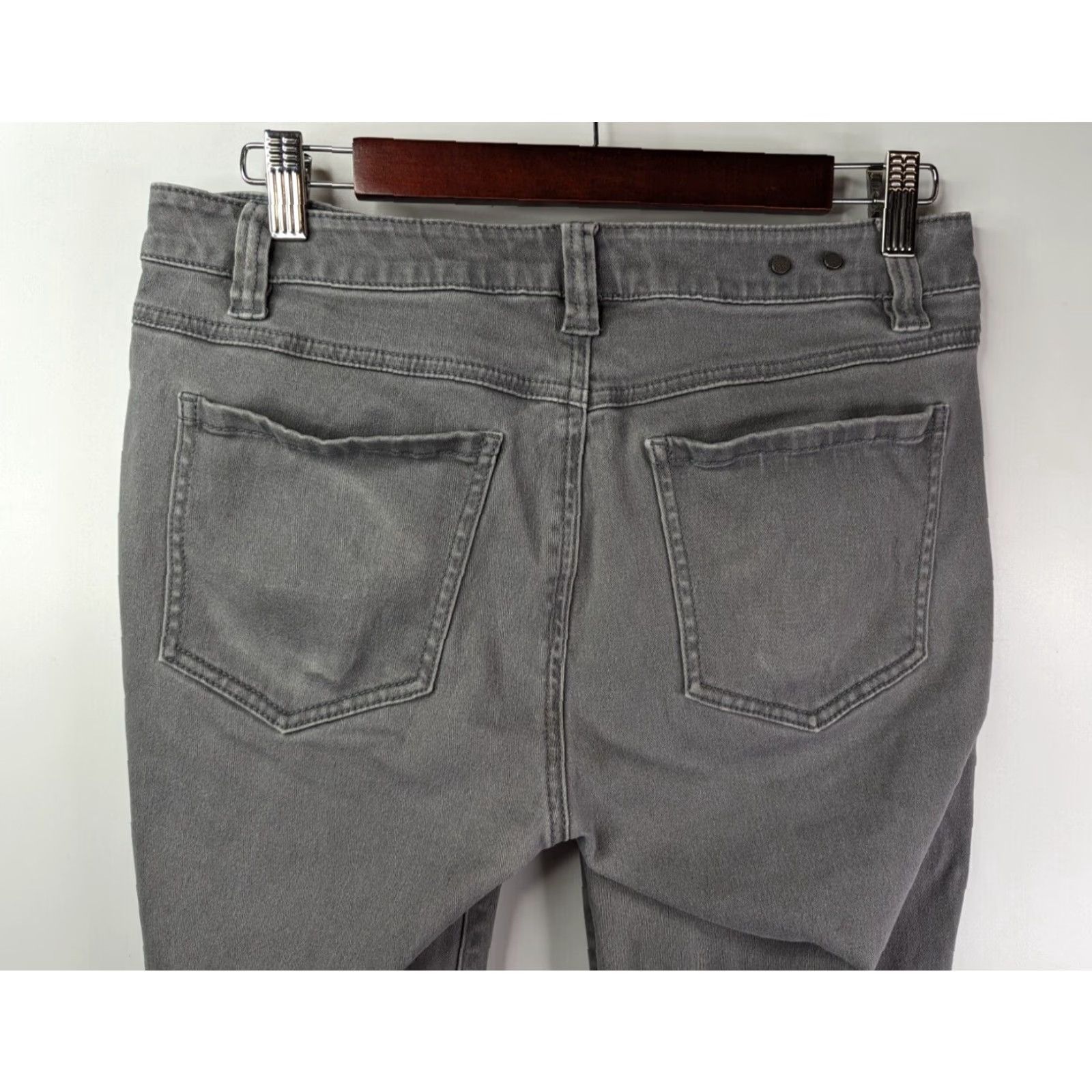 Vintage Cabi High Skinny Jeans Women's Size 6 Gray 3565 5-Pocket Denim Medium Stretch Vintage: No Size 28" / US 6 / IT 42 - 5 Thumbnail