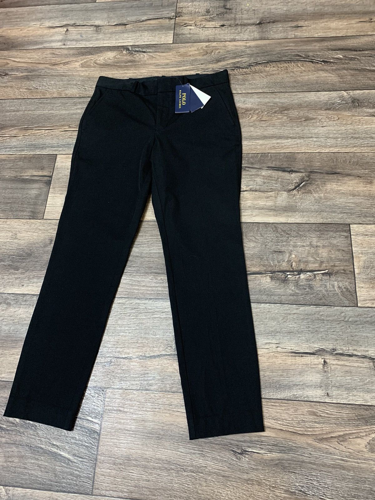 Polo Ralph Lauren × Ralph Lauren Polo Ralph Lauren Women’s Black Stretch Cropped Pants Size S Size 27" / US 4 / IT 40 - 3 Thumbnail