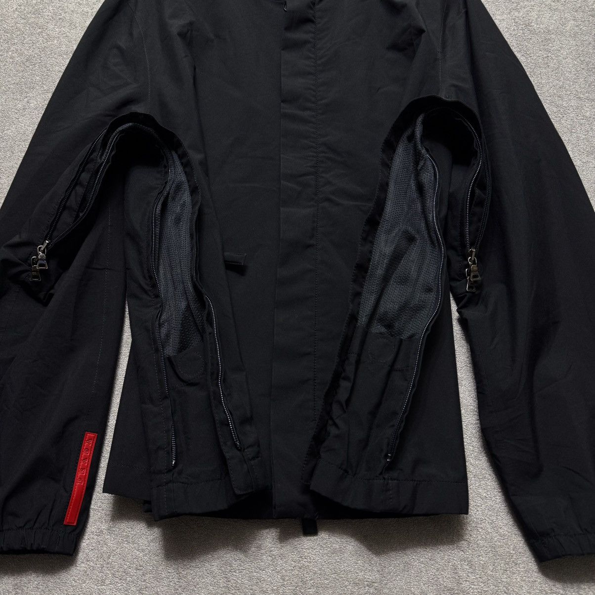 Designer × Luxury × Prada Prada SGV730 Black Nylon Zip GORE-TEX