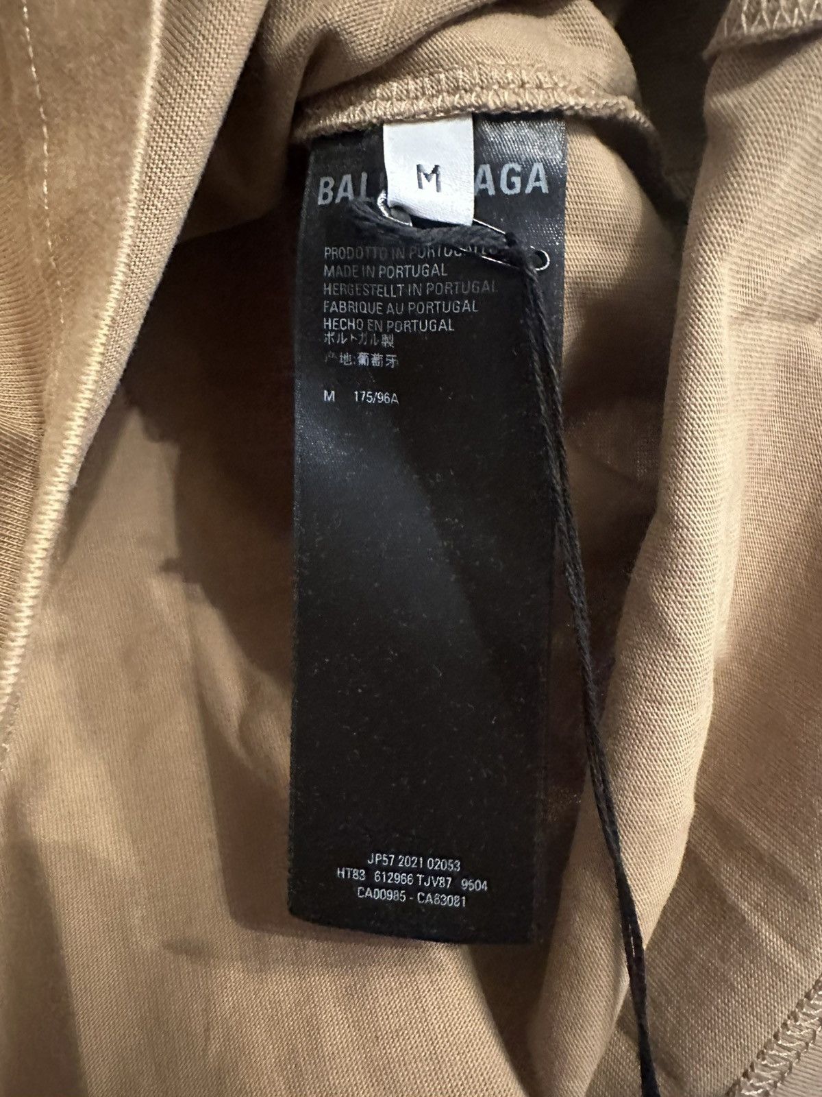 Balenciaga Balenciaga Campaign Beige Tee Size US M / EU 48-50 / 2 - 3 Thumbnail