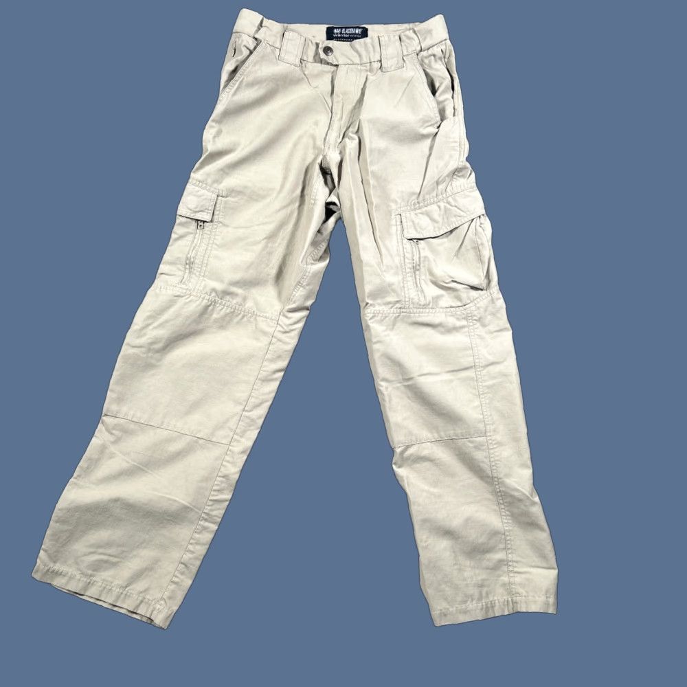 Vintage BLACKHAWK! Trousers Mens Cargo Straight Leg Beige 30x32 Utility Pockets Casual Size US 30 / EU 46 - 1 Thumbnail