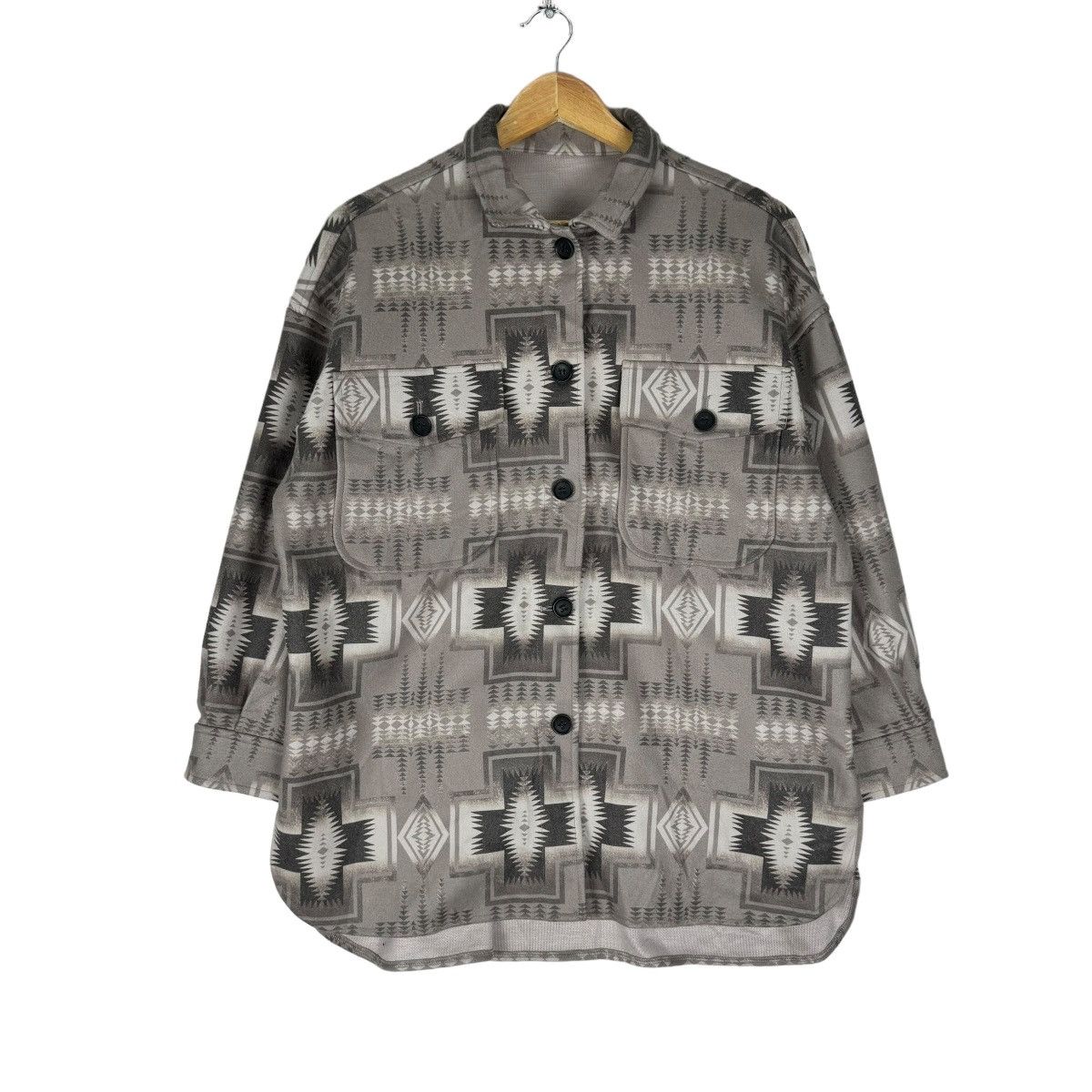 Ciaopanic × Native ❄️CIAOPANIC NATIVE AZTEC BUTTON FLANNEL JACKET Size S / US 4 / IT 40 - 1 Thumbnail