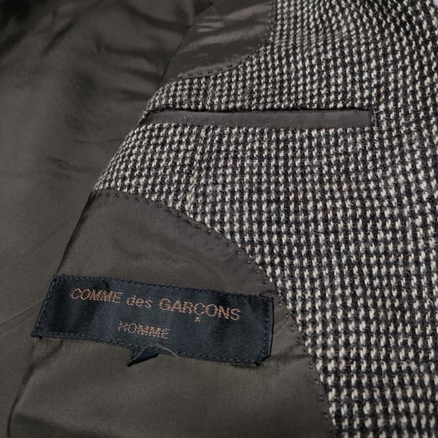 Comme des Garcons Homme Jacket wool woven tailored 2 button flap pocket Brown Size US S / EU 44-46 / 1 - 4 Thumbnail