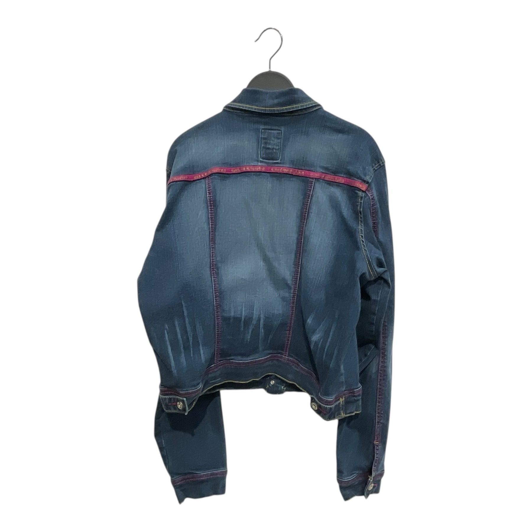 Marithe + Francois Girbaud Archive Logo Cropped Denim Jacket Size US L / EU 52-54 / 3 - 2 Thumbnail