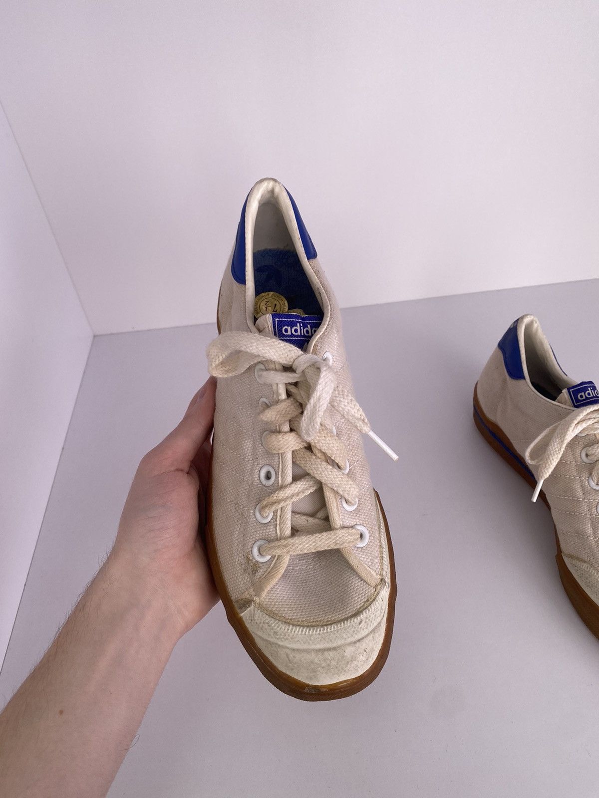 Adidas × Vintage Vintage 70s Adidas Ultra Court Tennis Shoes Sneakers Grunge Size US 7.5 / EU 40-41 - 11 Thumbnail