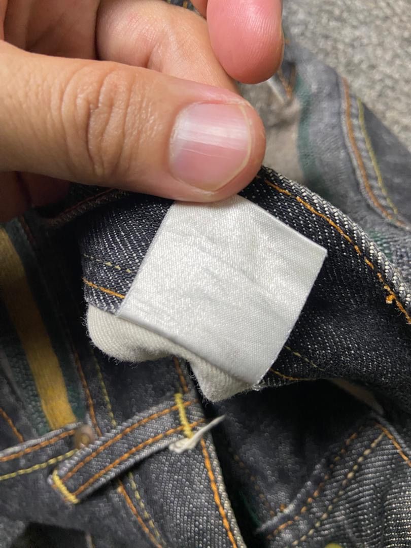 Japanese Brand CNCV Concave Attempt Relaxed Fit Cut Jeans (136) Size US 33 - 5 Thumbnail