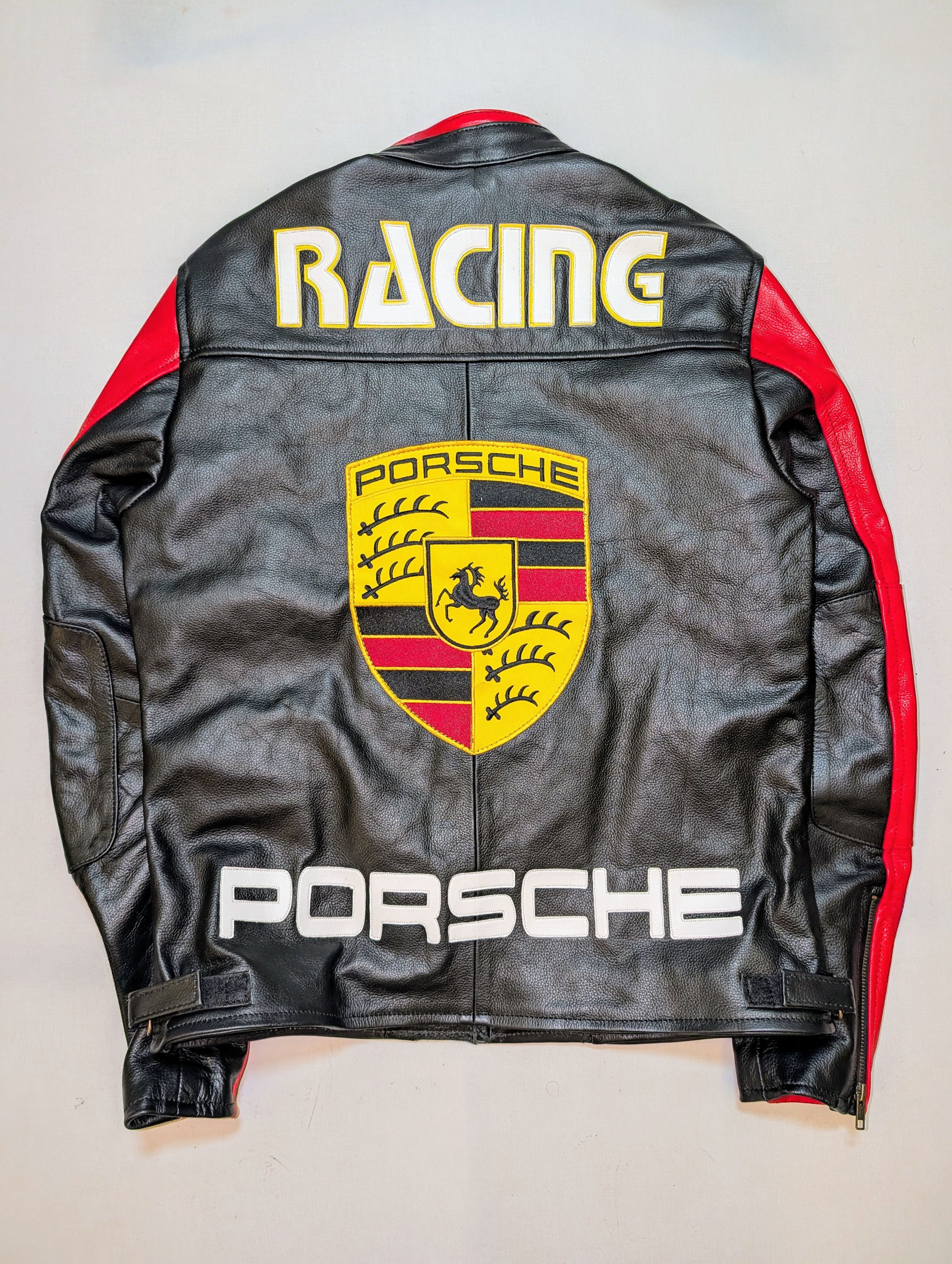 Porsche Design 🔥 PORSCHE 911 Turbo 💥 RARE LEATHER JACKET STREETWEAR Size US S / EU 44-46 / 1 - 9 Thumbnail