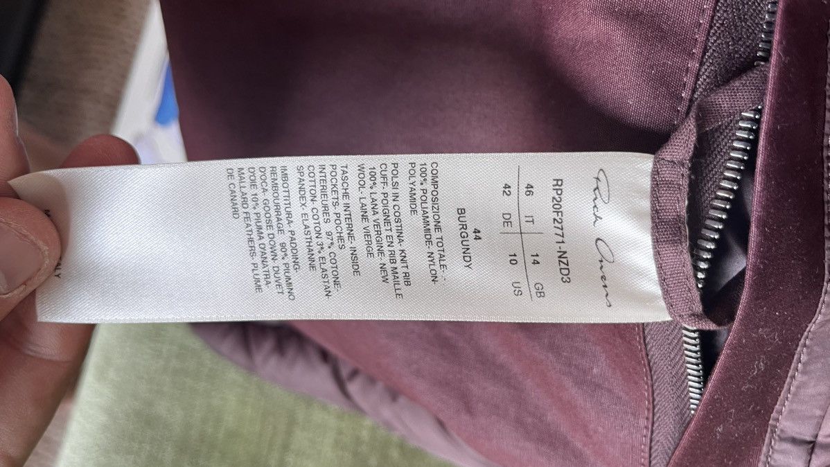 Rick Owens Mountain Duvet Down Jacket