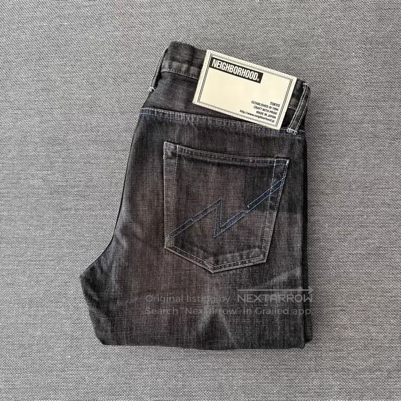Neighborhood Neighborhood size L Basic Washed Denim Jeans Size US 27 - 1 Thumbnail