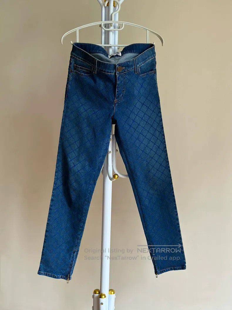 Chanel Chanel Diamond check jeans Size 25" / US 0 / IT 36 - 1 Thumbnail