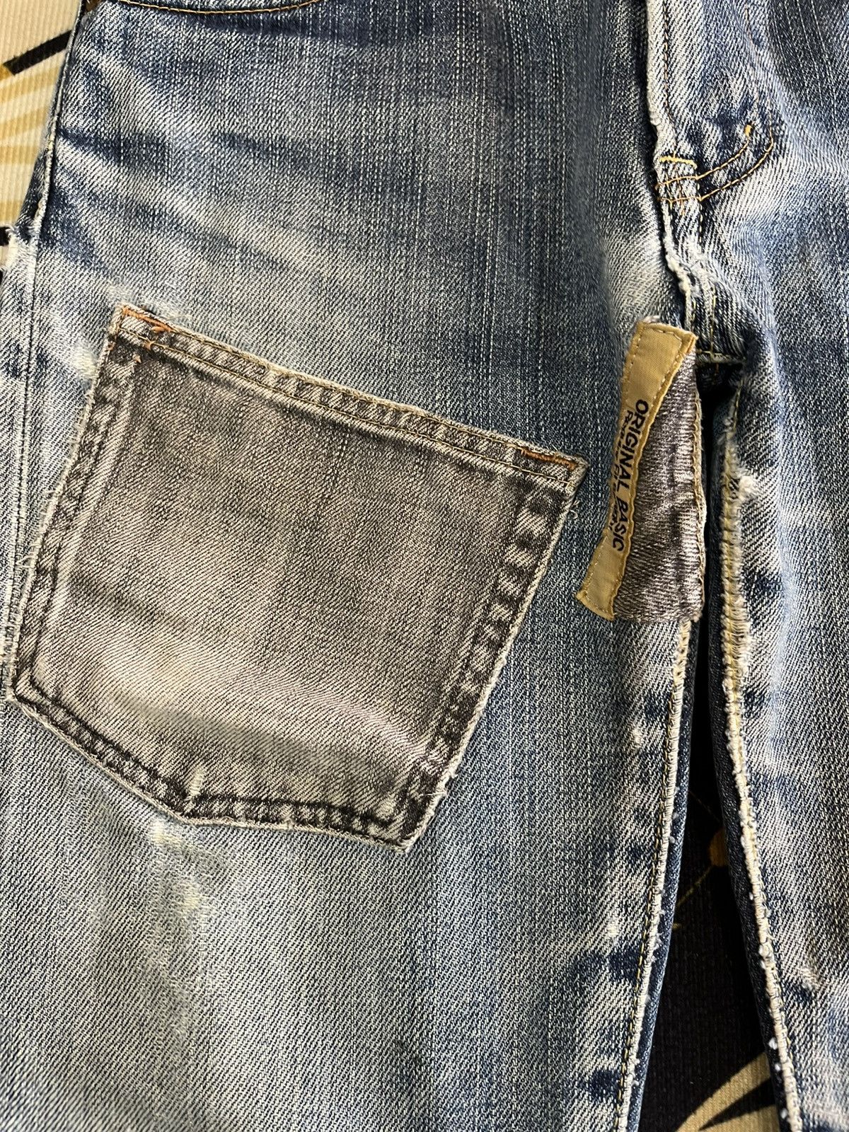 Jun Takahashi × Uniqlo Vintage Uniqlo S002 Selvedge Pocket Patchwork Denim Size US 28 / EU 44 - 12 Thumbnail