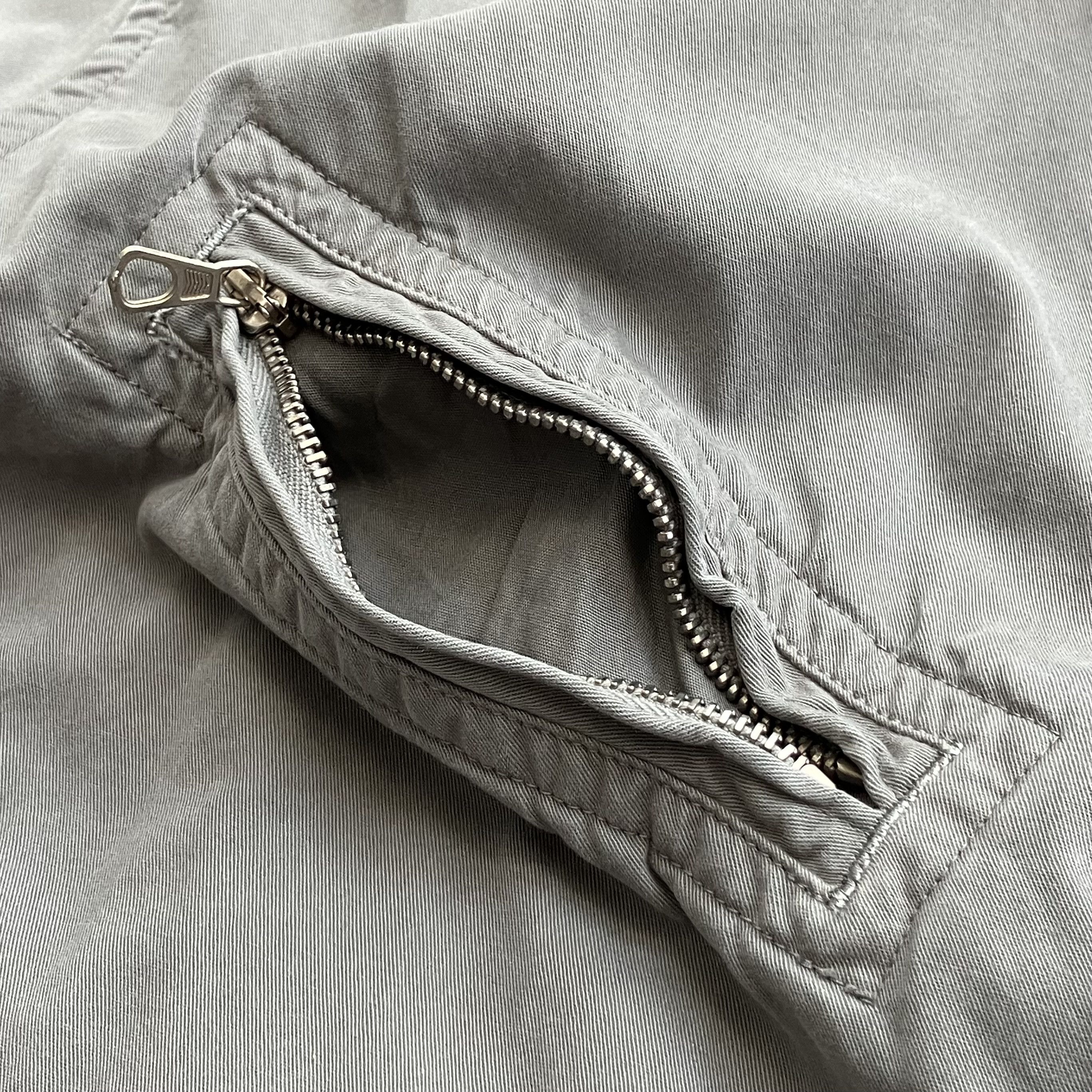 Stone Island Stone Island Vintage Zip Pocket Button Down LS Shirt L Gray Size US L / EU 52-54 / 3 - 4 Thumbnail