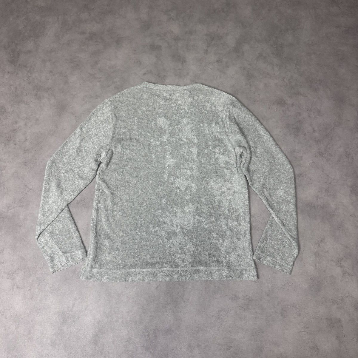 Our Legacy Our Legacy SS16 Grey Melange Terry Long Sleeve Size 48 (M) Size US M / EU 48-50 / 2 - 2 Thumbnail