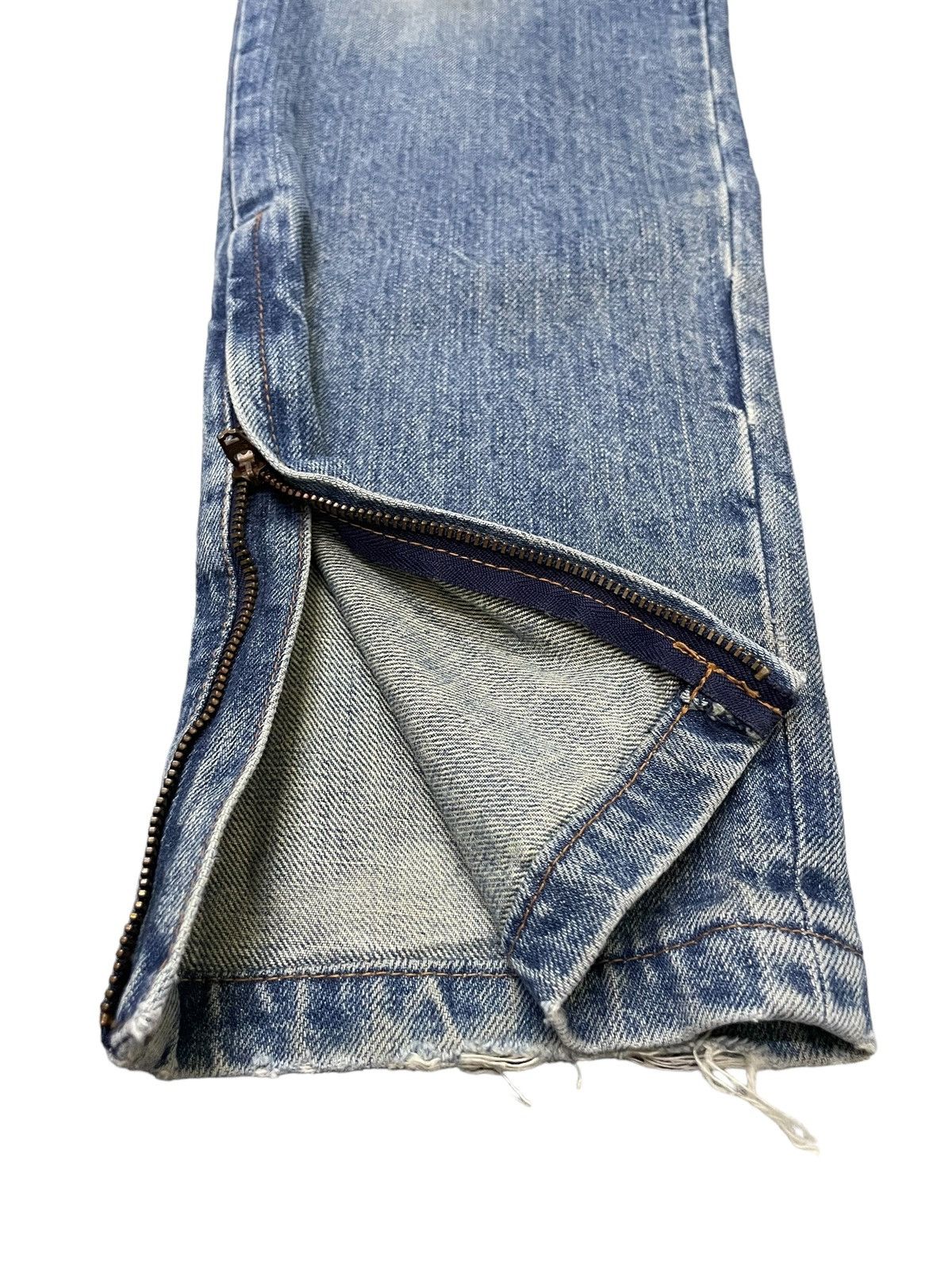 Final Home Tsumori Chisato Miyake Baker Carpenter Zip Up Leg Jeans Size US 30 / EU 46 - 9 Thumbnail