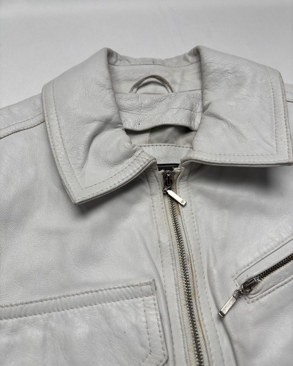 Vintage Vintage leather multi pocket jacket Size S / US 4 / IT 40 - 10 Thumbnail