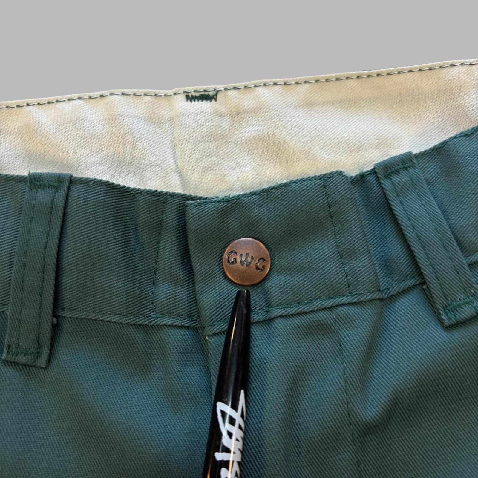 Vintage 80s GWG green trousers Size US 32 / EU 48 - 3 Thumbnail