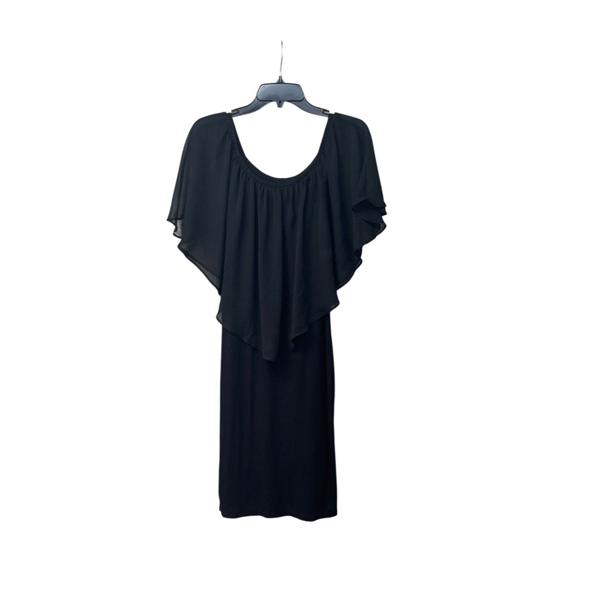 Other Thalia Sodi Chiffon Popover Dress, Black, Sz. S Size S / US 4 / IT 40 - 11 Thumbnail