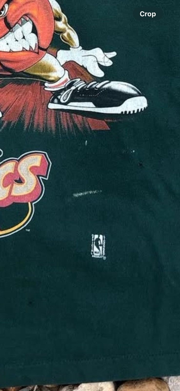Other Vintage 90s Seattle Supersonics Basketball Caricature Size US L / EU 52-54 / 3 - 2 Thumbnail