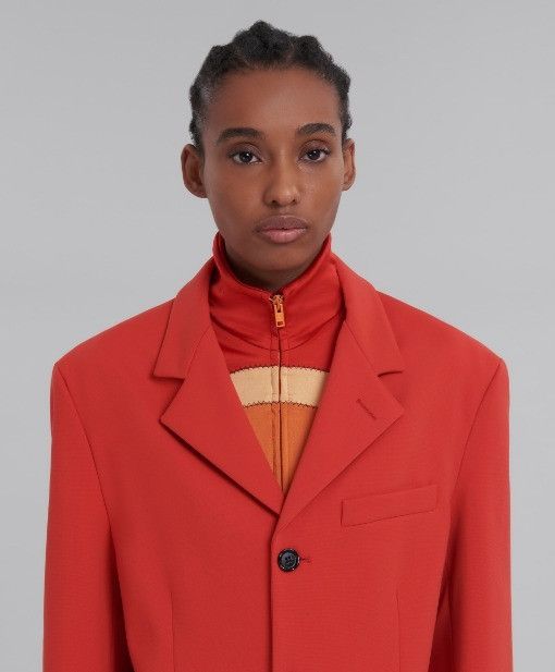 Marni o1srvl11e0724 Jacket in Red Size US S / EU 44-46 / 1 - 6 Thumbnail
