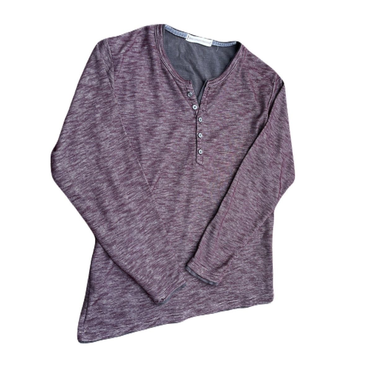 If Six Was Nine 2000s Japanese archive Vkei Layered Button Long Sleeve Tee Size US M / EU 48-50 / 2 - 3 Thumbnail