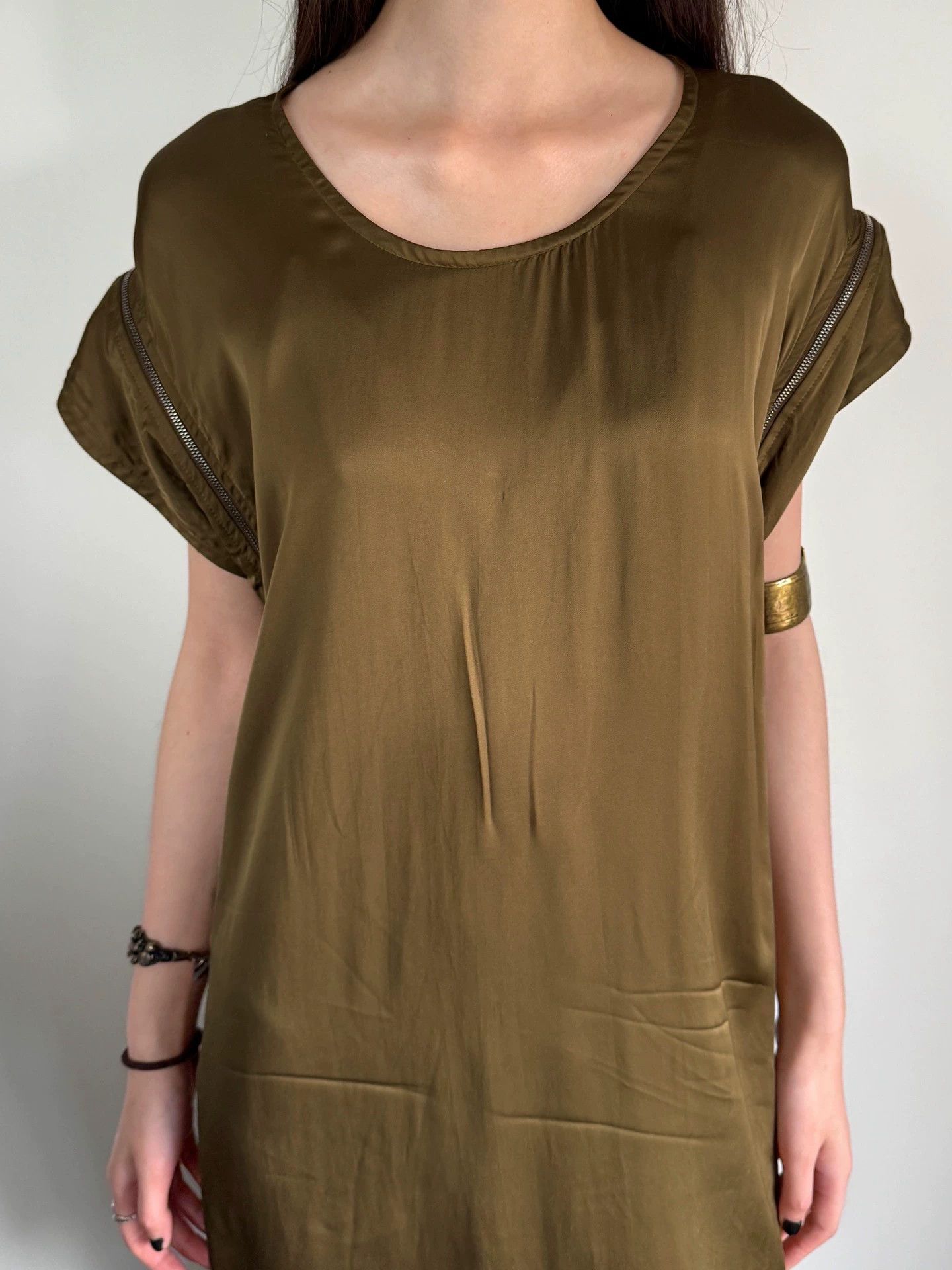 Vintage Vintage Italian Drop Deconstructed Draped Crewneck Dress Size S / US 4 / IT 40 - 5 Thumbnail