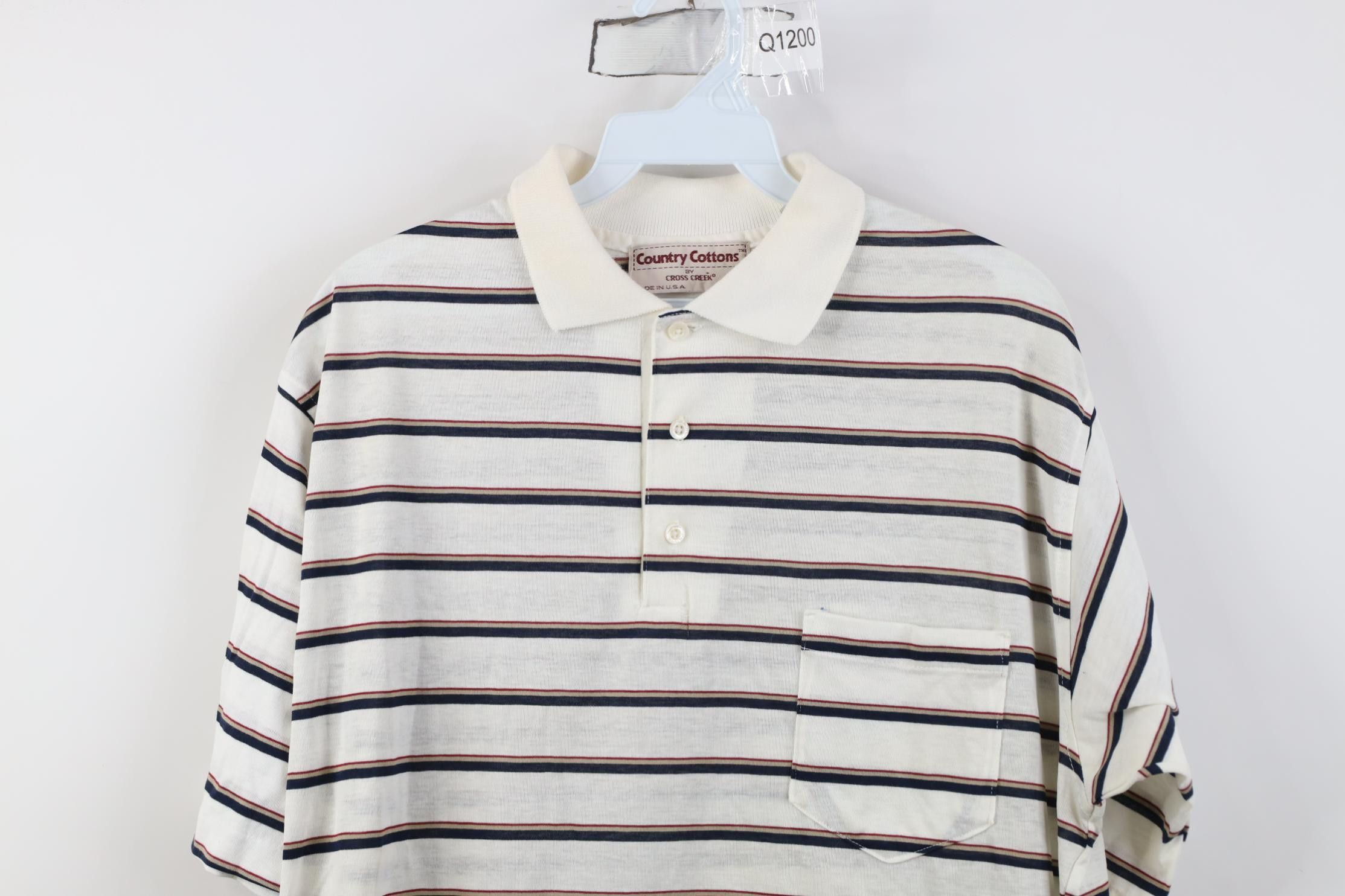 Vintage Vintage 70s 80s Streetwear Cotton Knit Golf Polo Shirt USA Size US XL / EU 56 / 4 - 2 Thumbnail