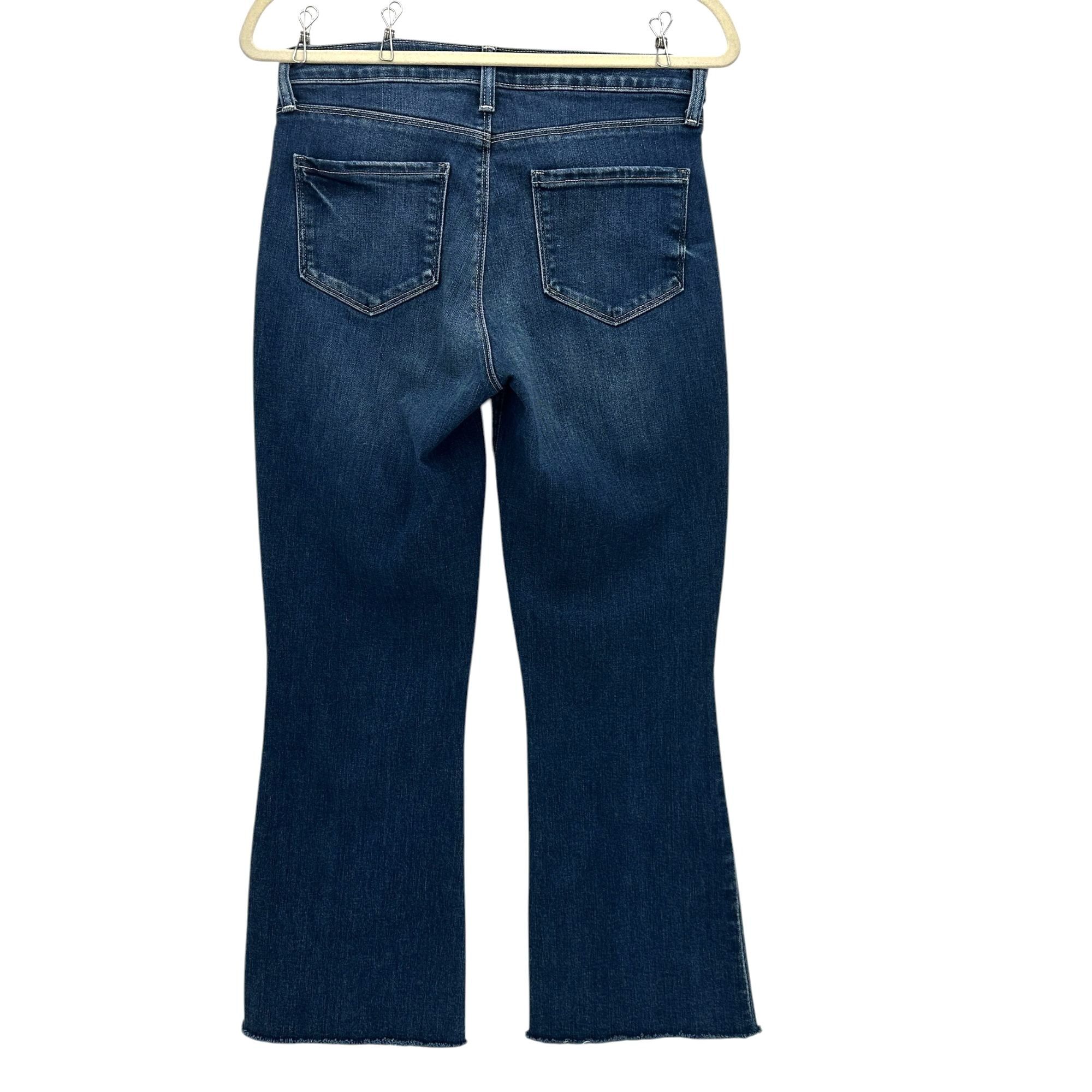 L'AGENCE L'AGENCE Womens 27 Jeans Kendra High Rise Cropped Flared Size 27" / US 4 / IT 40 - 4 Thumbnail