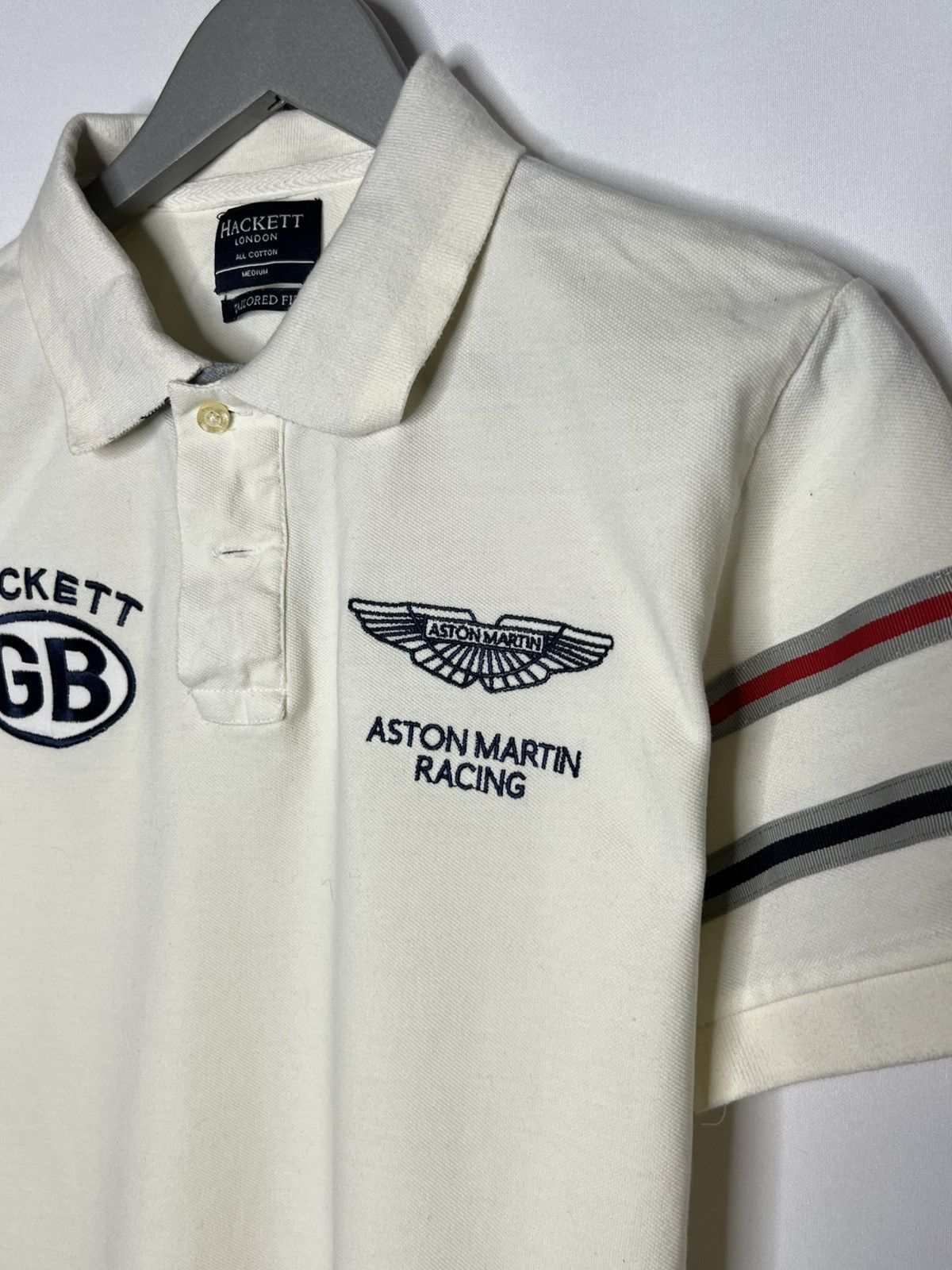Hackett Vintage Hackett Aston Martin Racing Polo Shirt Short Sleeve Size US M / EU 48-50 / 2 - 5 Thumbnail