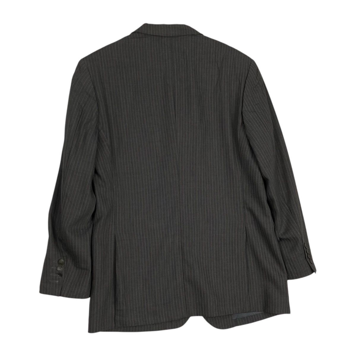 Balenciaga × Vintage Vintage striped blazer Balenciaga Grey Size 52R - 7 Thumbnail
