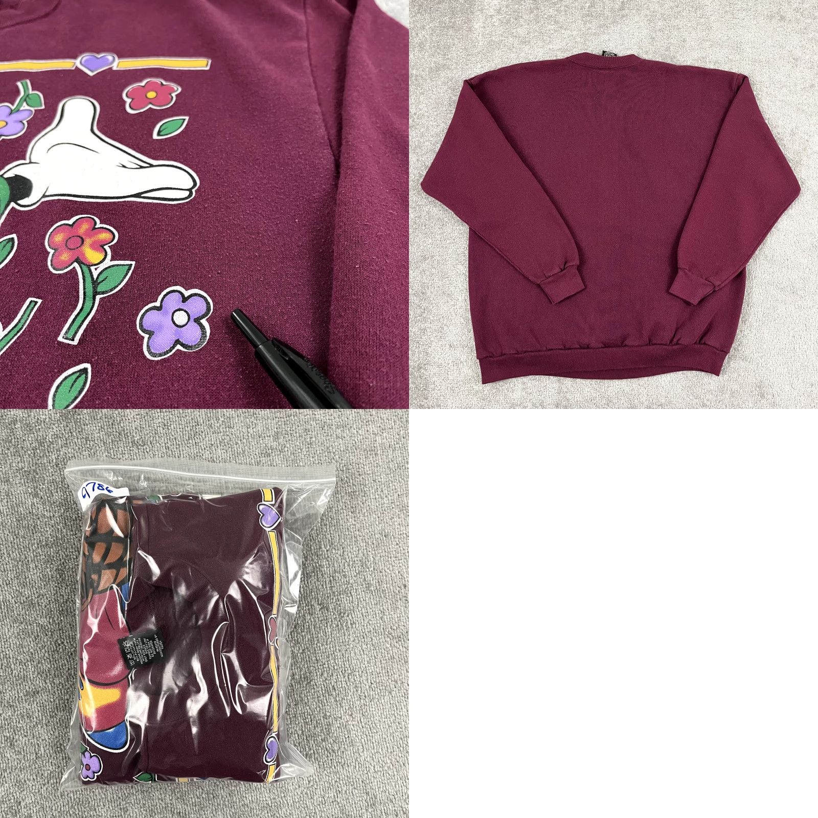 Mickey Unlimited Vintage MINNIE MOUSE Sweatshirt Adult XL Mickey Unlimited Graphic Crew Neck 90s Size US XL / EU 56 / 4 - 8 Thumbnail