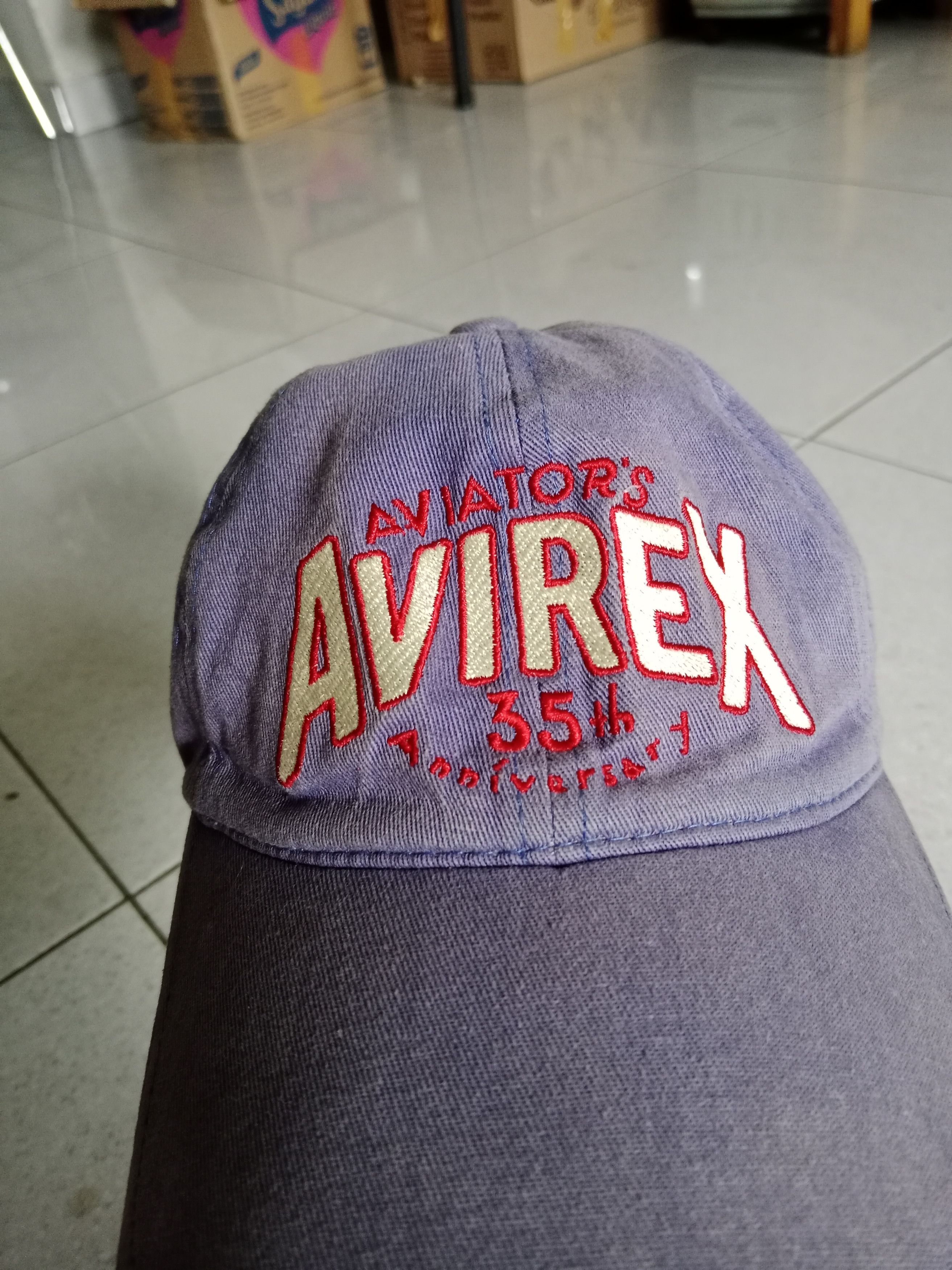 Avirex BASEBALL CAP AVIREX VINTAGE SPECIAL ANNIV 35TH Size ONE SIZE - 4 Thumbnail