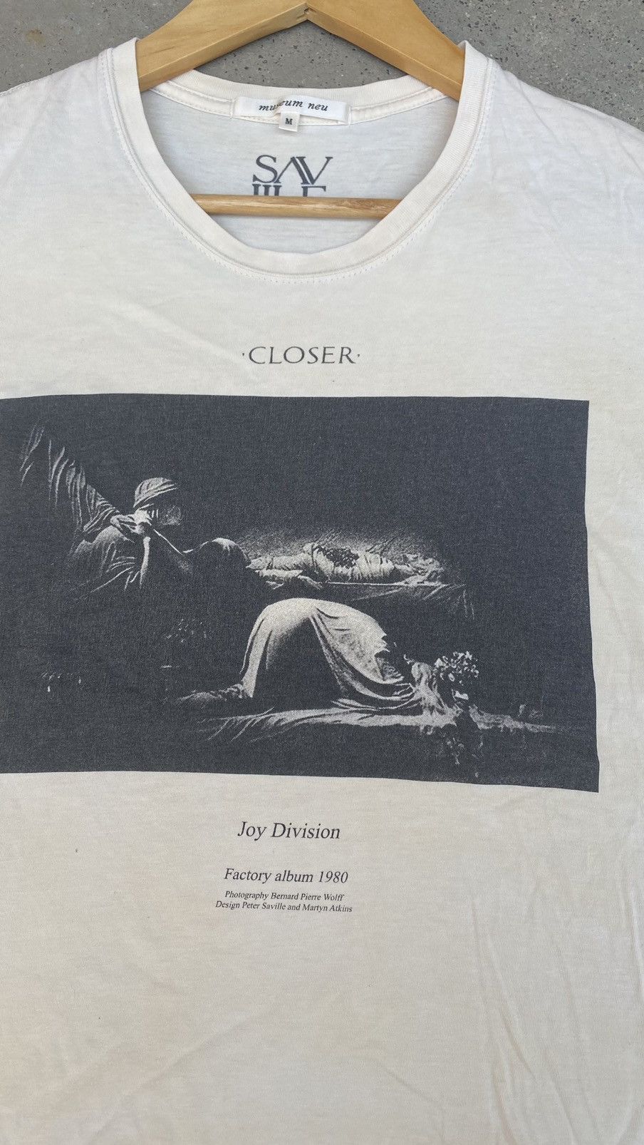 Joy Division Factory Album “CLOSER” Tee