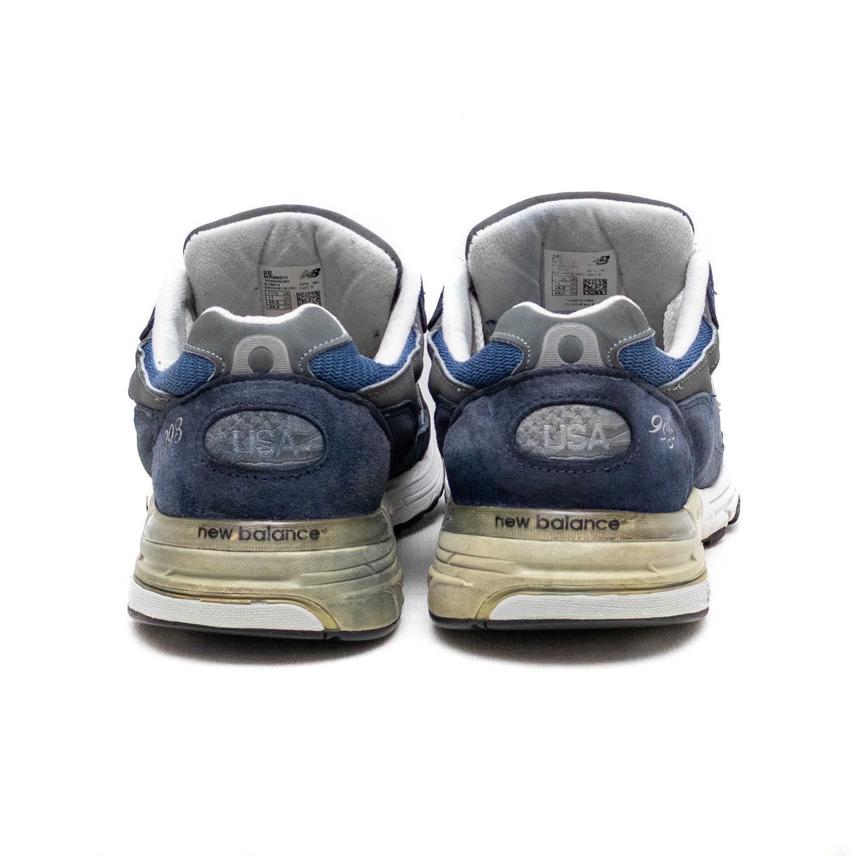 New Balance New Balance 993 Navy Blue Suede Mesh Sneakers Men’s US 11.5 Size US 11.5 / EU 44-45 - 5 Thumbnail