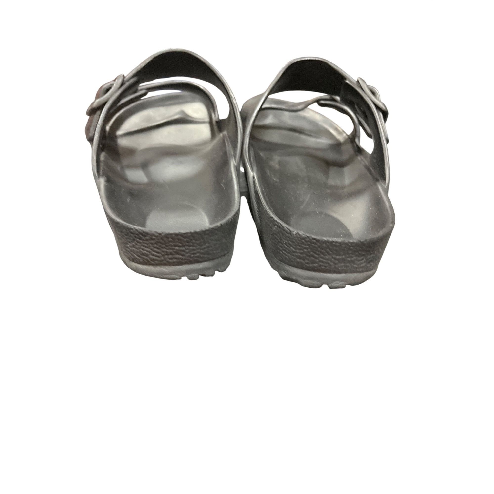 Birkenstock Birkenstock wms blac faux leather casual slip on sandals sz Size US 8.5 / IT 38.5 - 9 Thumbnail