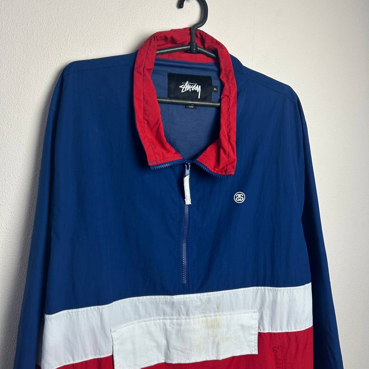 Stussy Mens Stussy Small logo Anorak nylon y2k japan jacket Size US XL / EU 56 / 4 - 2 Thumbnail