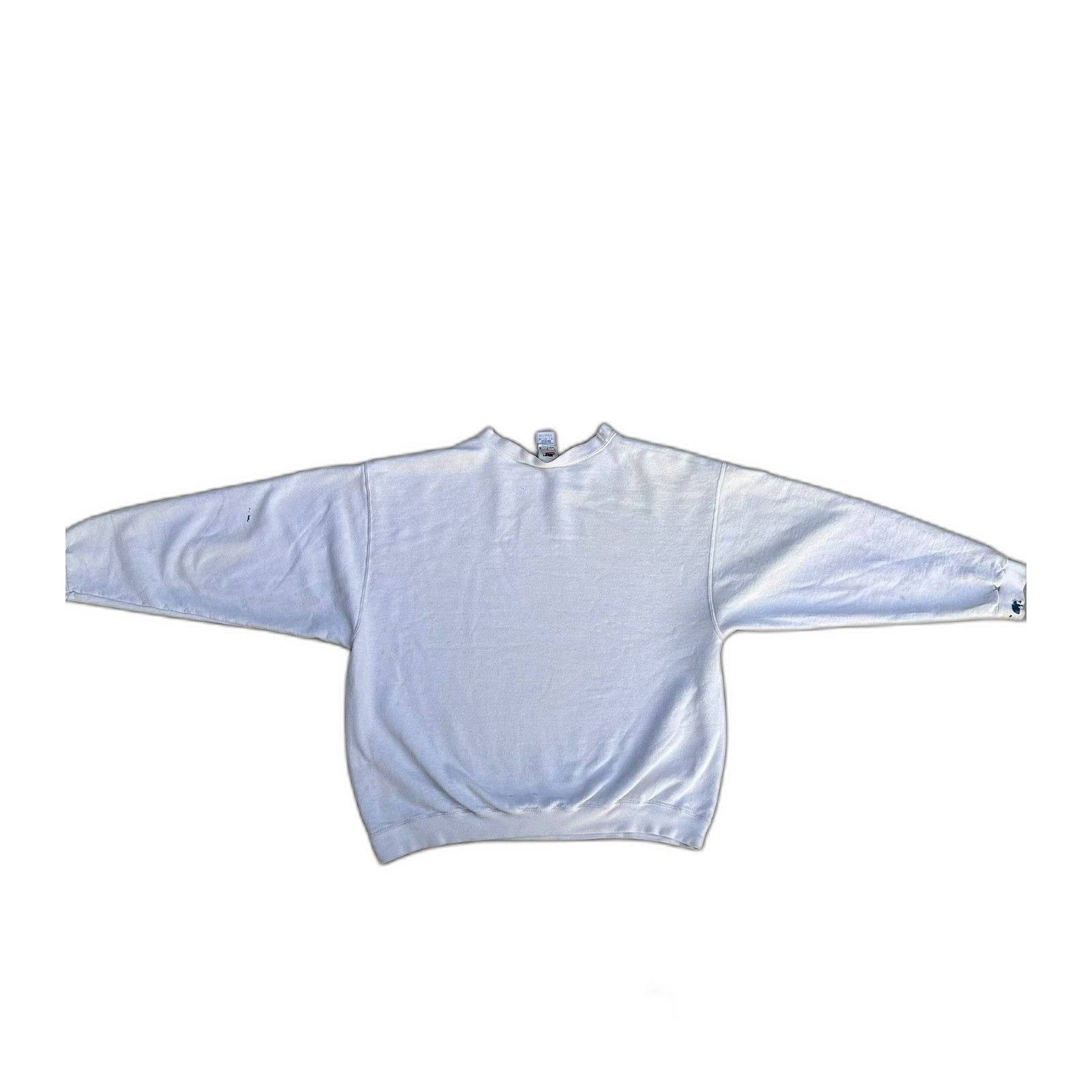 Nike VTG 90s Nike Crewneck Sweatshirt Size Large Made In USA Whit Size US L / EU 52-54 / 3 - 2 Thumbnail