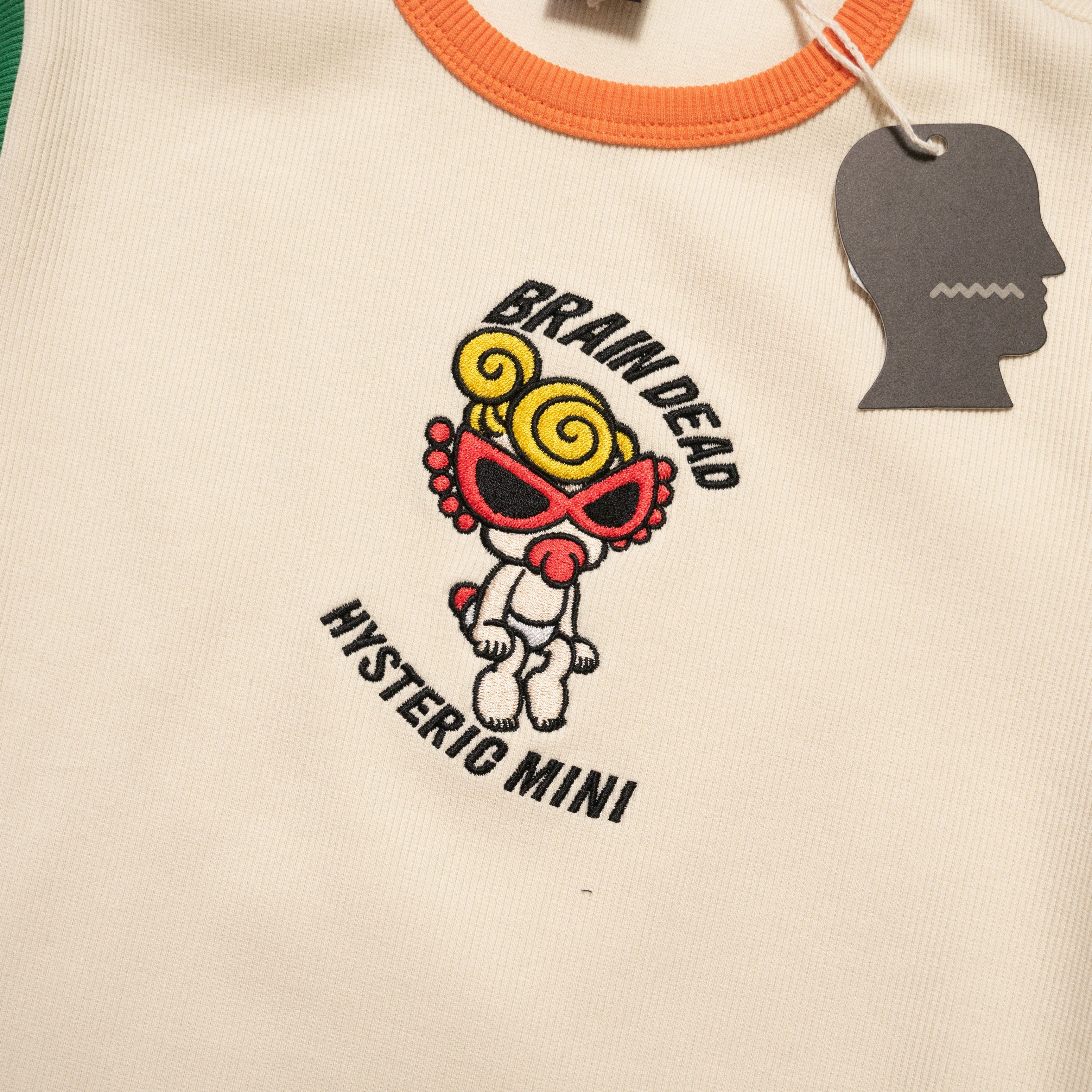 Brain Dead x Hysteric Mini Ribbed Ringer Shirt Kids 6 New Tops