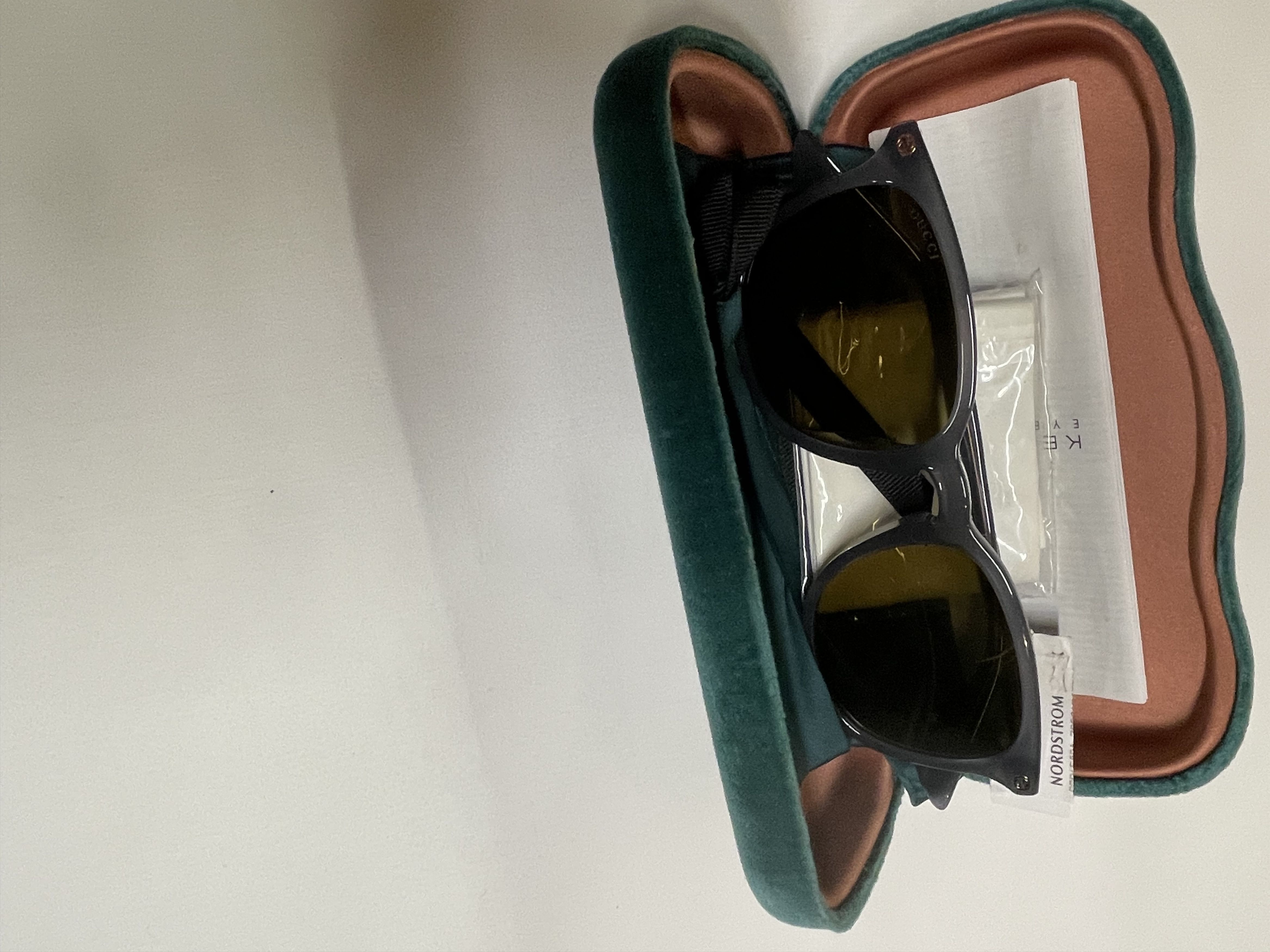 image of Gucci Gg0154Sa 004 Shiny Milky Grey Unisex Sunglasses, Women's