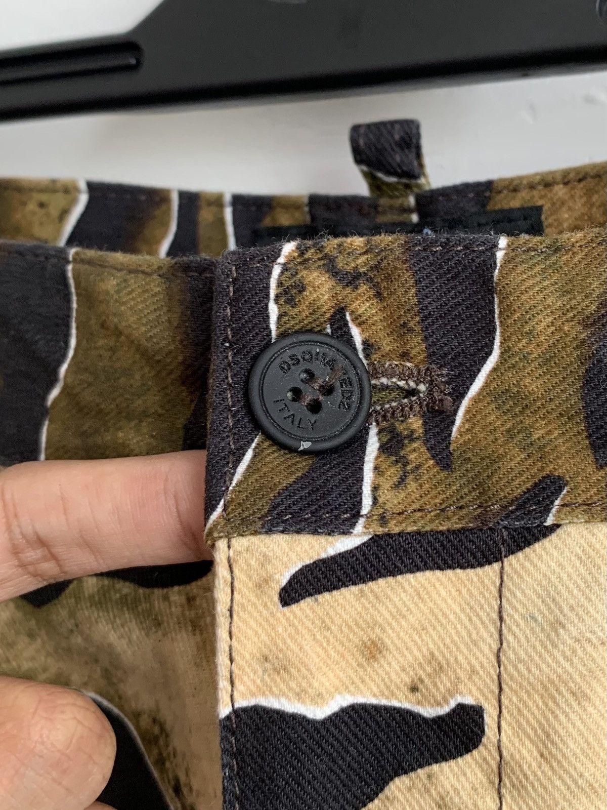 Dsquared2 SS20 Dsquared2 Camo Tiger Stripe Military Cargo Pant Size US 34 / EU 50 - 7 Thumbnail