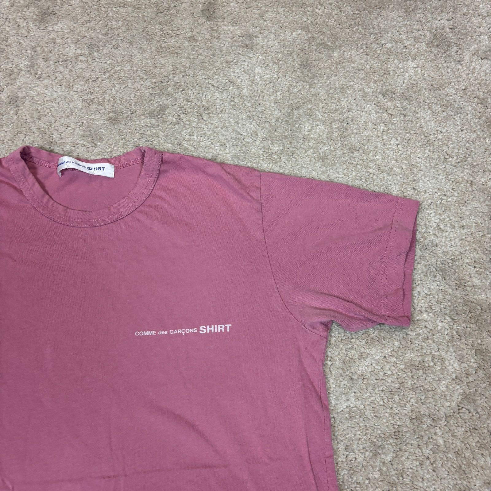 Comme des Garcons Comme des Garcons Shirt Logo Short Sleeve Tee Women's Large Size L / US 10 / IT 46 - 2 Thumbnail