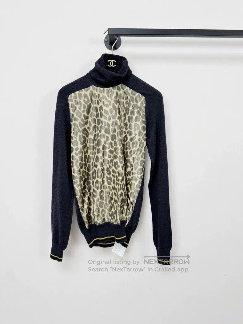 Hermes Hermes High Neck Silk and Wool Sweater Size XS / US 0-2 / IT 36-38 - 1 Thumbnail