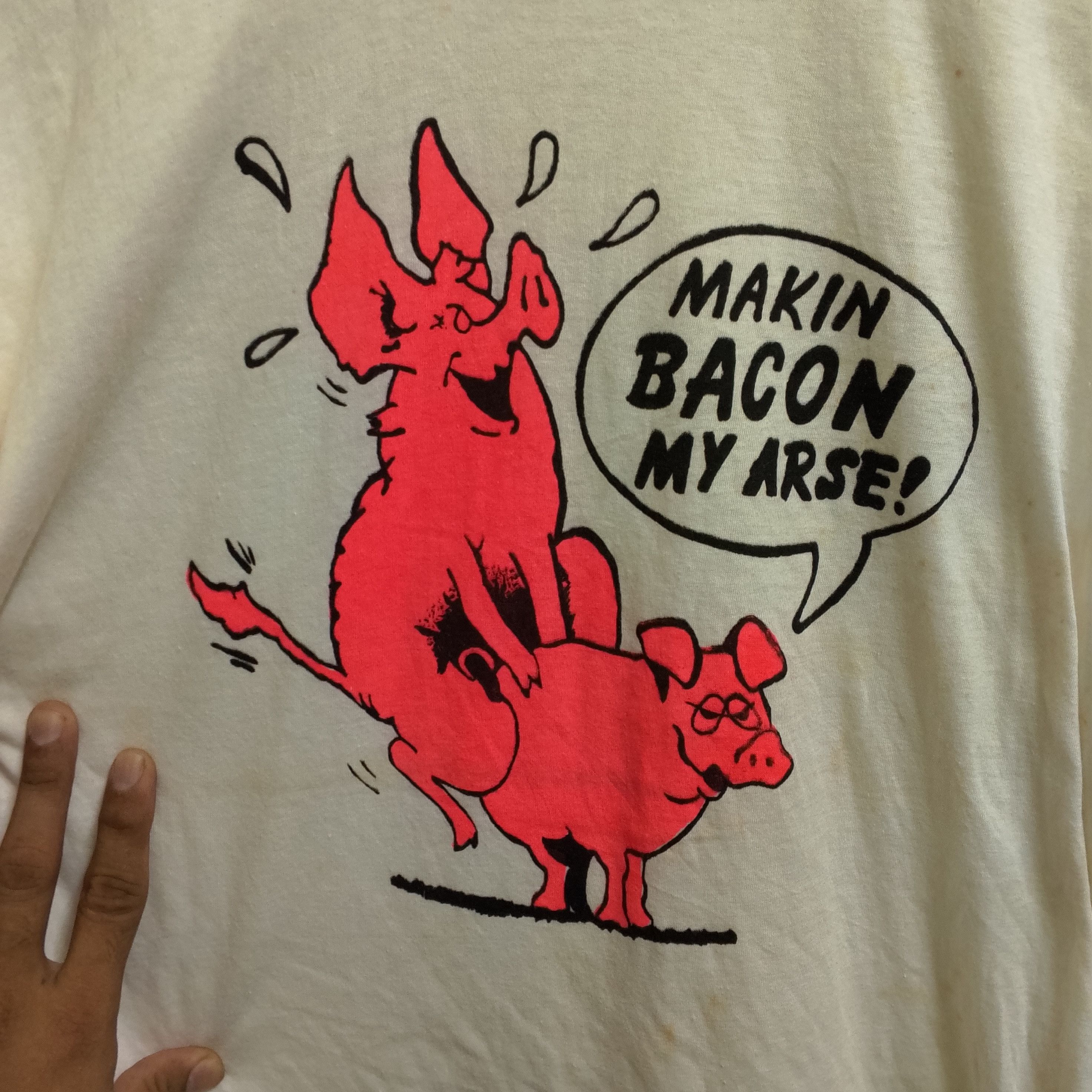 Vintage Vintage humor t shirt 80s Size US M / EU 48-50 / 2 - 3 Thumbnail