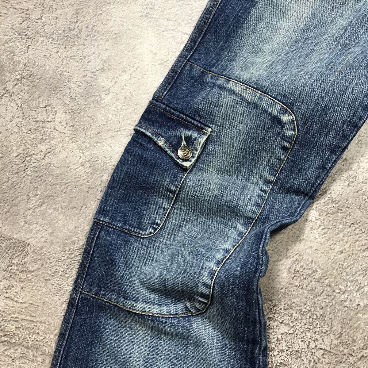 Vintage Vintage 90s Buffalo Distressed Baggy Jeans Y2K Grunge 29 Size 29" - 3 Thumbnail