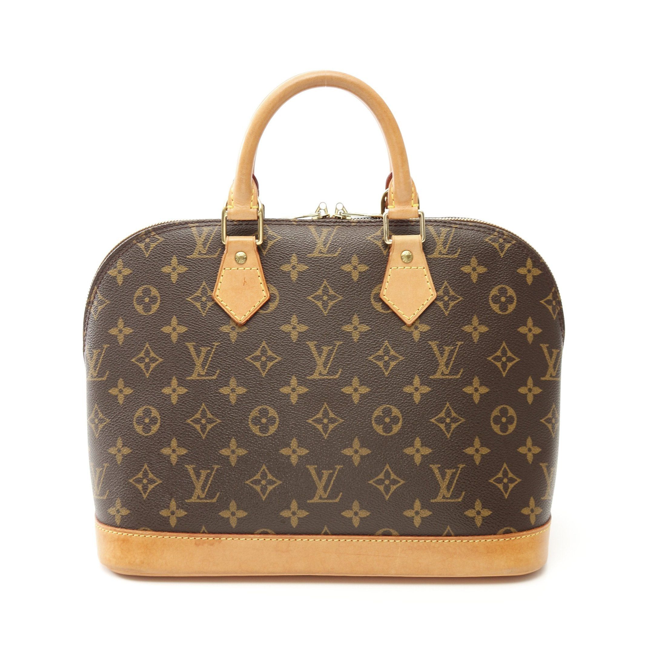 Louis Vuitton Louis Vuitton Alma Pm Monogram Handbag Leather Brown Size ONE SIZE - 1 Thumbnail